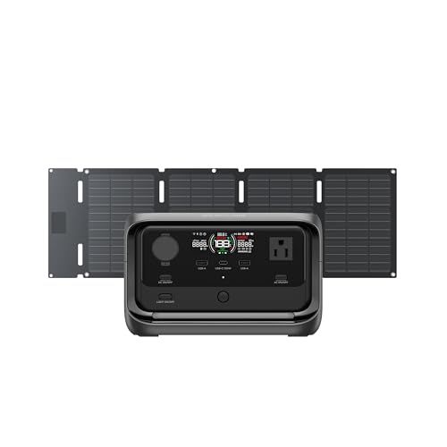 ☆新品☆EcoFlow RIVER 3 Plus ポータブル電源 + 45Wソーラーパネル 太陽光発電 2点セット 286Wh容量 定格600W/瞬間最大1200W GaN採用 UPS機能10ms リン酸鉄リチウム電池 長寿命 コンパクト 軽 0aaed6f7