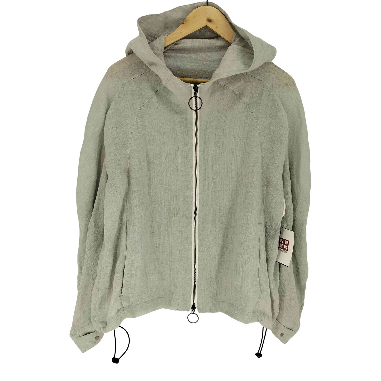 ユーズドフルギ USED古着 {{OPPOSE DUALITY}} SHORT PARKA LINEN ショート パーカー リネン メンズ JPN：44