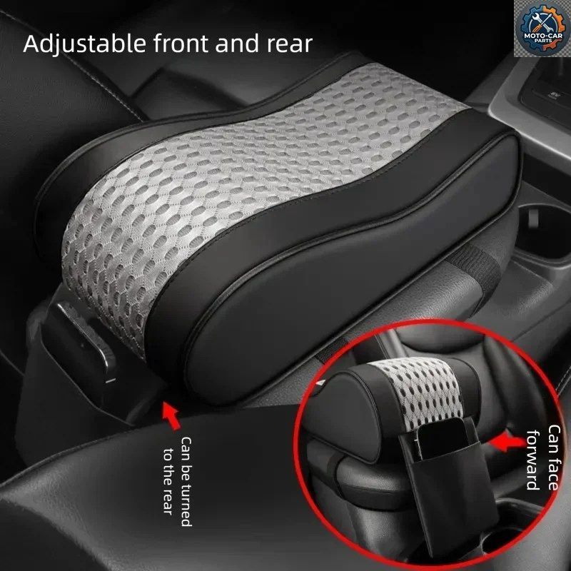 車の肘掛けクッション メモリーフォーム 高さ調節パッド 拡張カバー インテリアアクセサリー