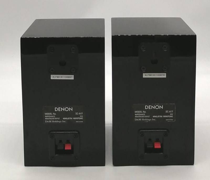 DENON SC-A17 ブックシェルフ シアター スピーカー ピアノブラック