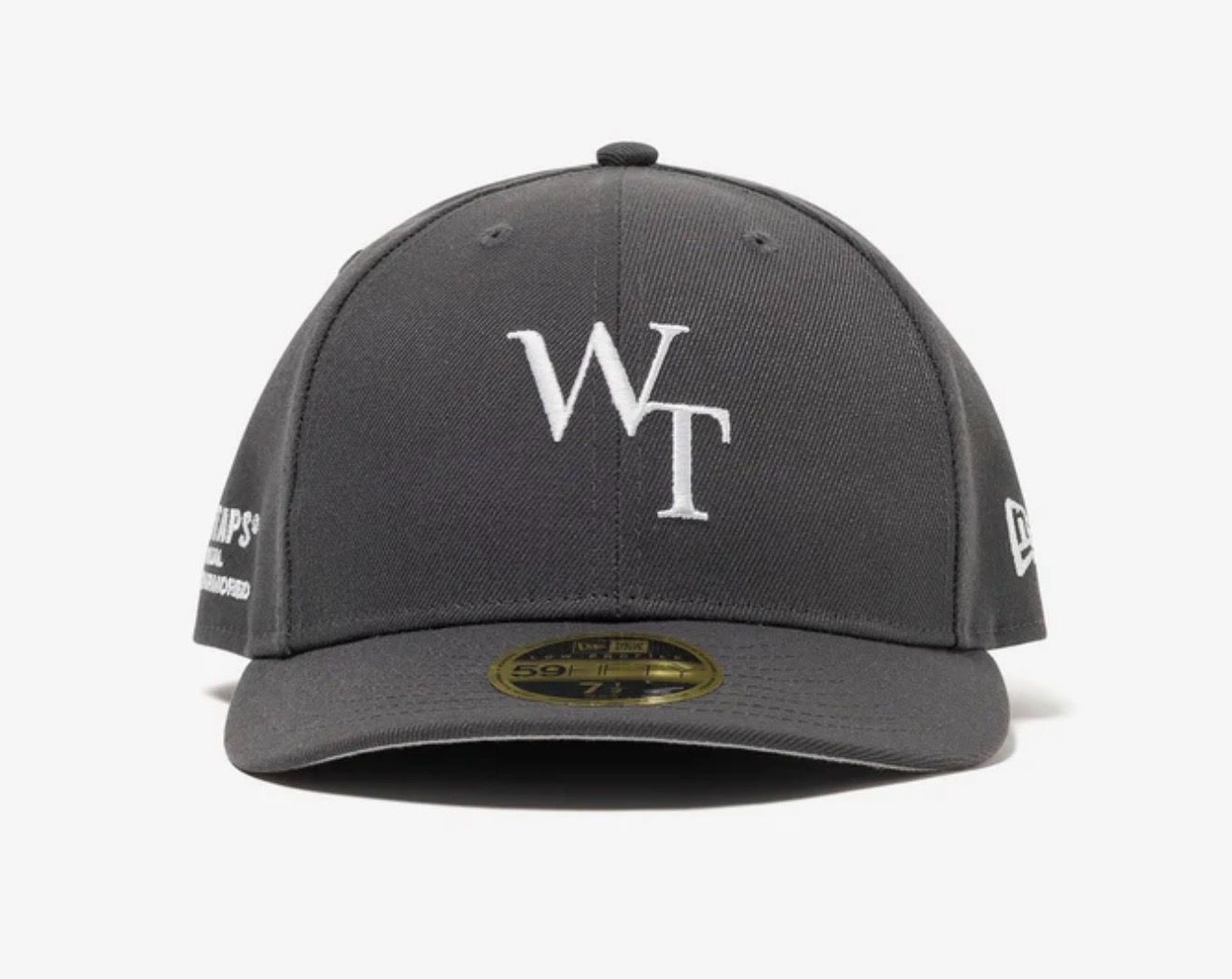 帽子 WTAPS NEWERA CHARCOAL WTAPS 59FIFTY LOW PROFILE / CAP / POLY. TWILL. NEWERA® CHARCOAL XL