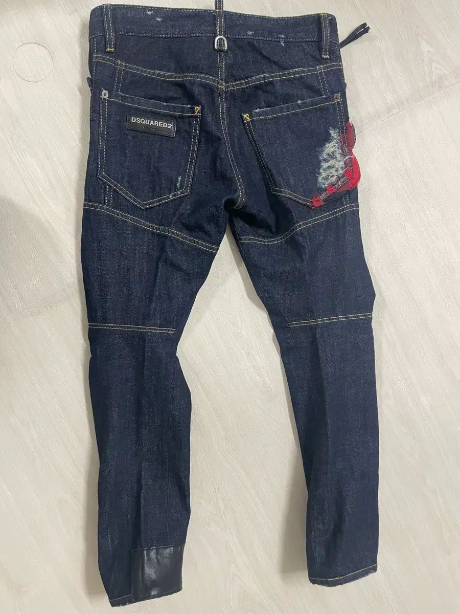 DSQUARED2 ディースクエアード2 スリムフィットバイカーパンツ 42 s74la0940