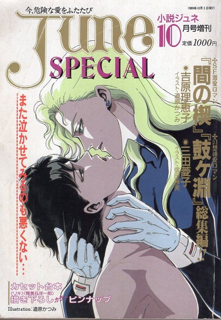 サン出版 1989年(平成1年)のBL小説誌 !!)小説June SPEIAL89/10 8910　※イタミ、ヤケ、シミ、少歪み有