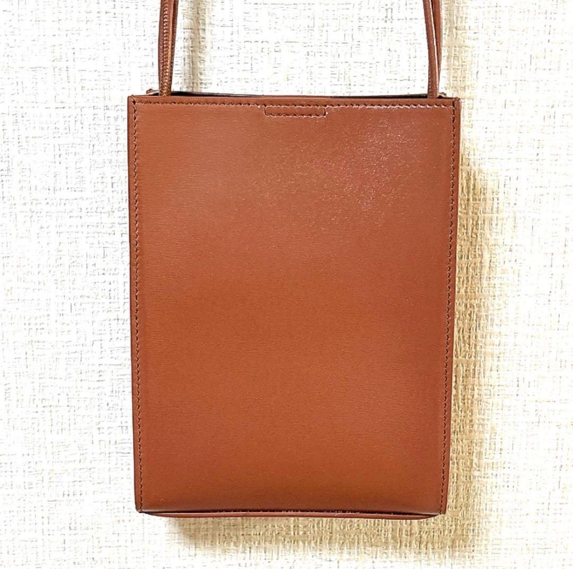 極美品】JILSANDER ジルサンダー タングルスモール ブラウン 茶 レザー 