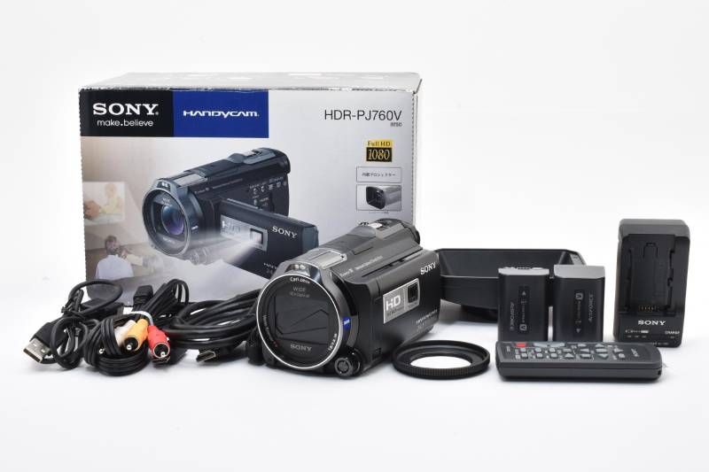 ☆極上品☆ソニー SONY HDR-PJ760V ブラック ビデオカメラ 箱付