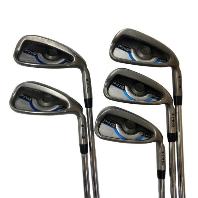 【中古】 ピン G MAX 5S アイアンセット IR 純正特注シャフト (フレックスSR) メンズ 男性用 右利き 右用 Cランク ゴルフクラブ