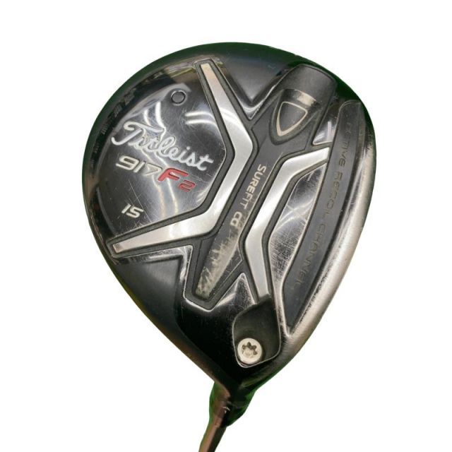 【中古】 タイトリスト 917 F2 15° フェアウェイウッド FW 純正特注シャフト (フレックスS) メンズ 男性用 右利き 右用 Cランク ゴルフクラブ