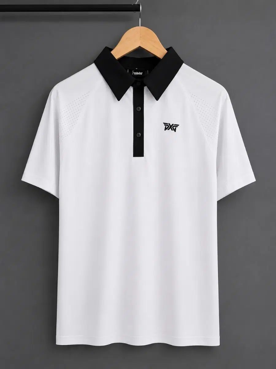 ゴルフ PXG半袖 カラーTシャツ 白 ユニセックス M(95)
