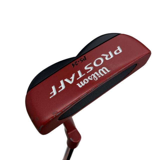 【中古】 ウィルソン PROSTAFF PS-24 RED 34インチ パター PT スチール (フレックスその他) メンズ 男性用 右利き 右用 Cランク ゴルフクラブ