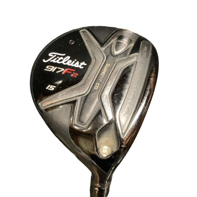 【中古】 タイトリスト 917 F2 15° フェアウェイウッド FW Titleist Speeder 517 (フレックスS) メンズ 男性用 右利き 右用 Cランク ゴルフクラブ