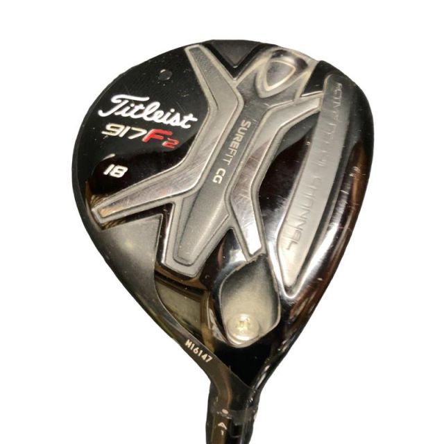 【中古】 タイトリスト 917 F2 18° フェアウェイウッド FW リシャフト (フレックスその他) メンズ 男性用 右利き 右用 Cランク ゴルフクラブ