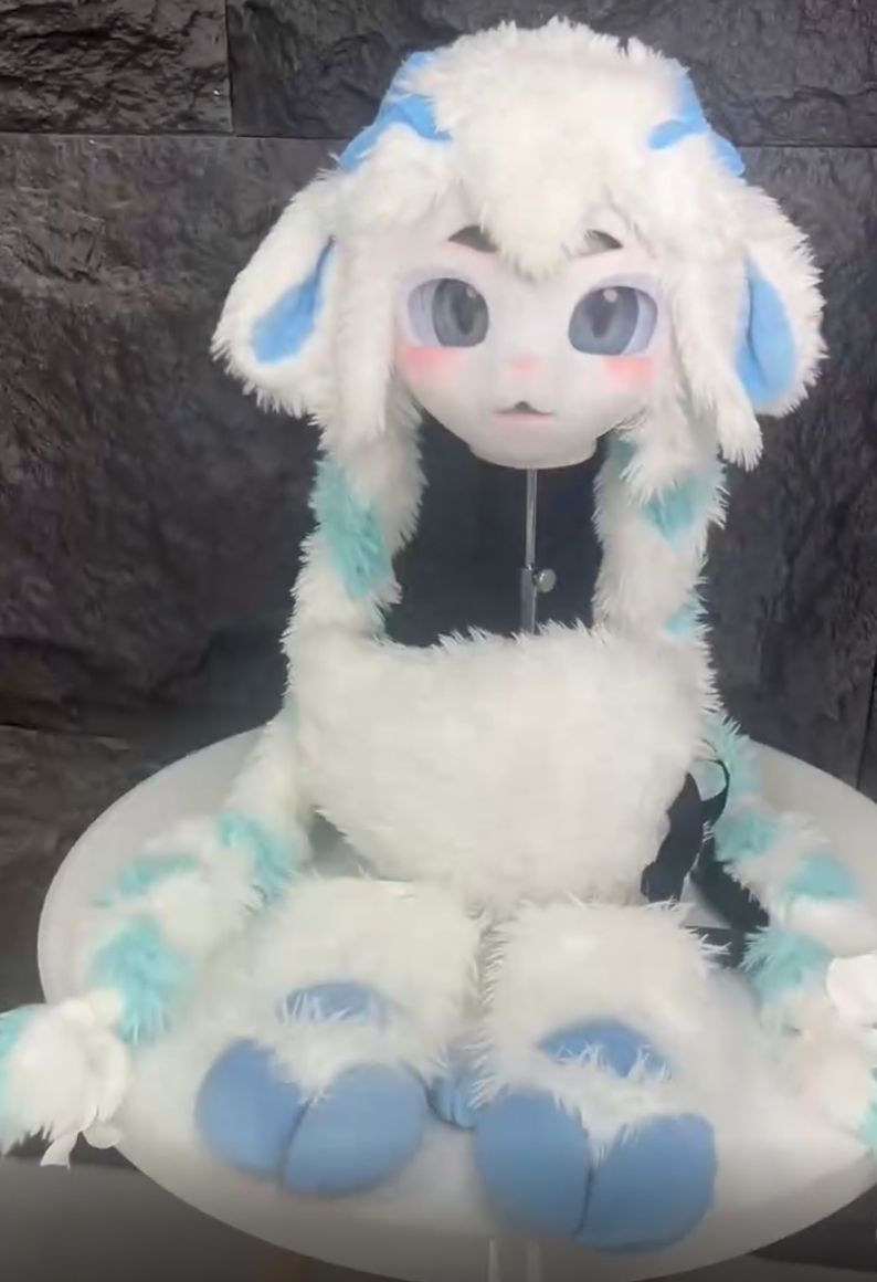 着ぐるみ 着ぐるみ ヘッド全頭　3Dプリント　ケモノ足　手袋　お尻　ケモノ ファースーツ コスプレ コスチュームぬいぐるみ Kurumi★オーダーメイド可能