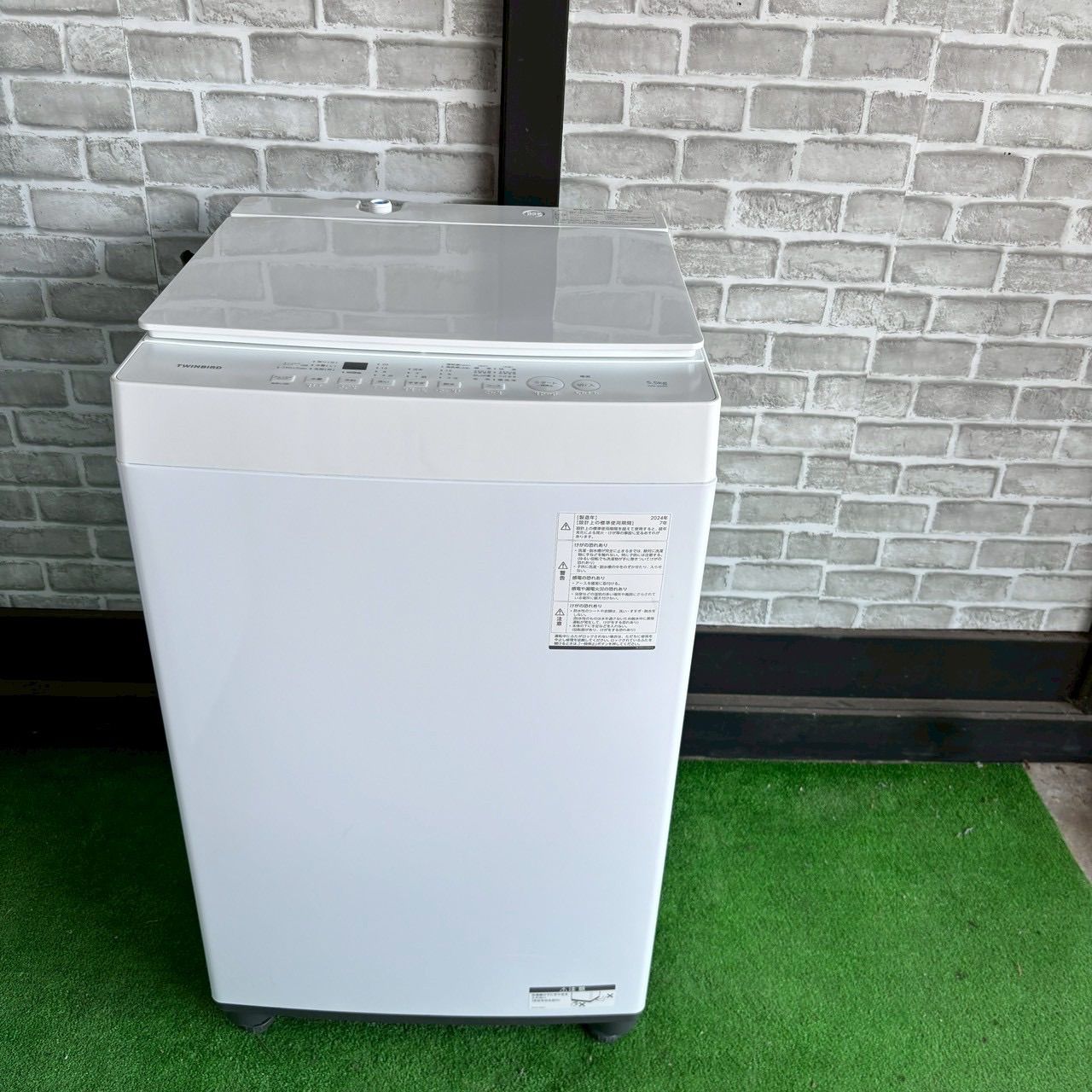 TWINBIRD ツインバード 洗濯機 2024年製 5.5kg ホワイト 高年式 白