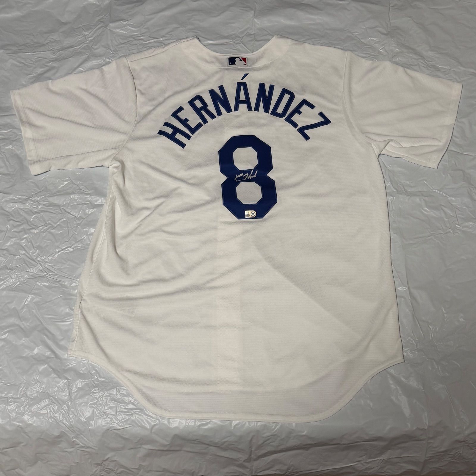 ドジャース キケ ヘルナンデス 直筆サイン ユニフォーム MLB 証明付