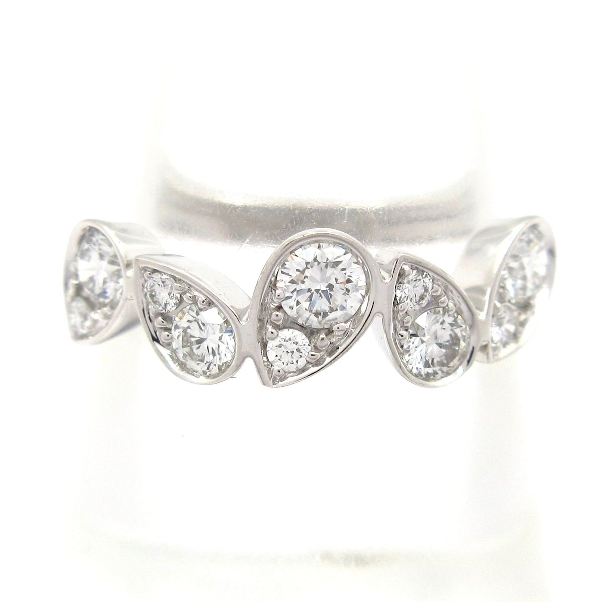 CHAUMET(ショーメ) リング 53美品 ジョゼフィーヌ ロンド デグレット 083668-053 K18WG×ダイヤモンド