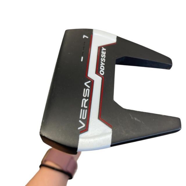【中古】 オデッセイ VERSA #7 ブラック(ヴァーチカル) 34インチ パター PT スチール (フレックスその他) メンズ 男性用 右利き 右用 Cランク ゴルフクラブ