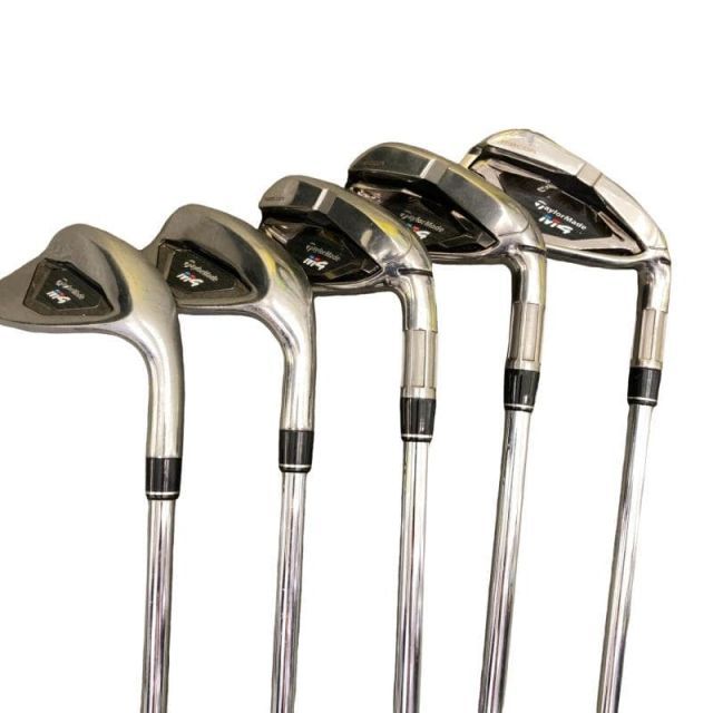 【中古】 テーラーメイド M4 8S アイアンセット IR RE-AX 90 STEEL JAPAN・SPEC(アイアン) (フレックスS) メンズ 男性用 右利き 右用 Dランク ゴルフクラブ