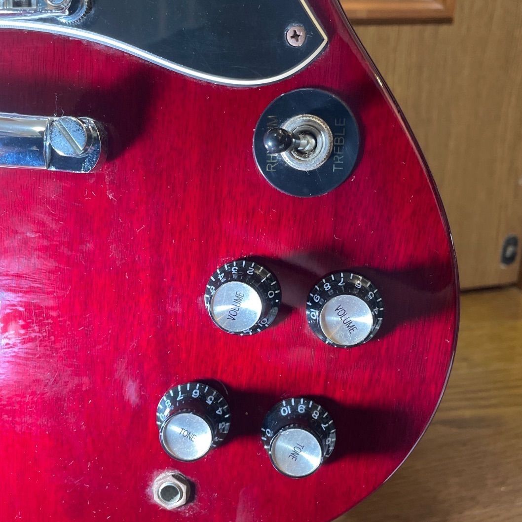 GrassRoots SGタイプ エレキギター チェリー グラスルーツ G-SG-55L