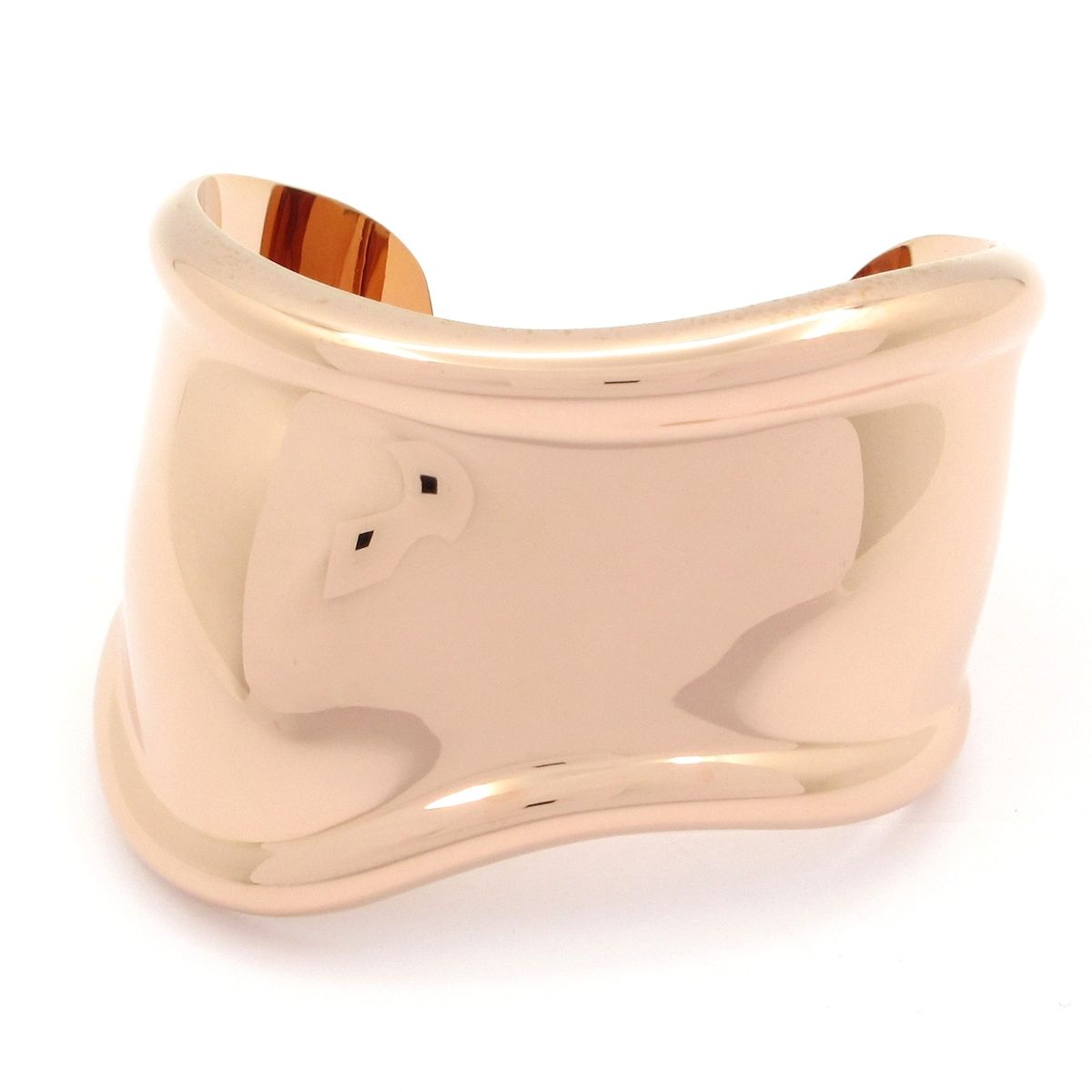 TIFFANY&Co.(ティファニー) バングル美品 ボーン カフ K18PG 右手用