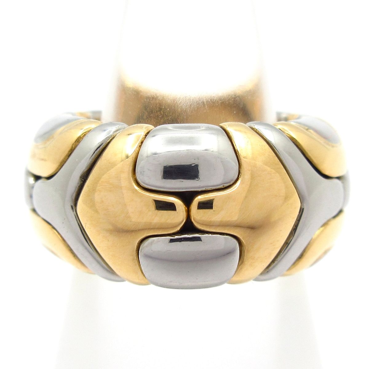 BVLGARI(ブルガリ) リング美品 アルベアーレ K18YG×K18WG