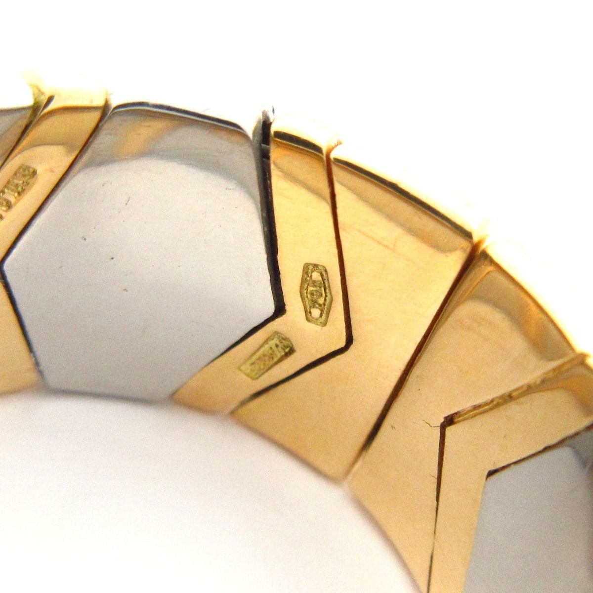 BVLGARI(ブルガリ) リング美品 アルベアーレ K18YG×K18WG - メルカリ