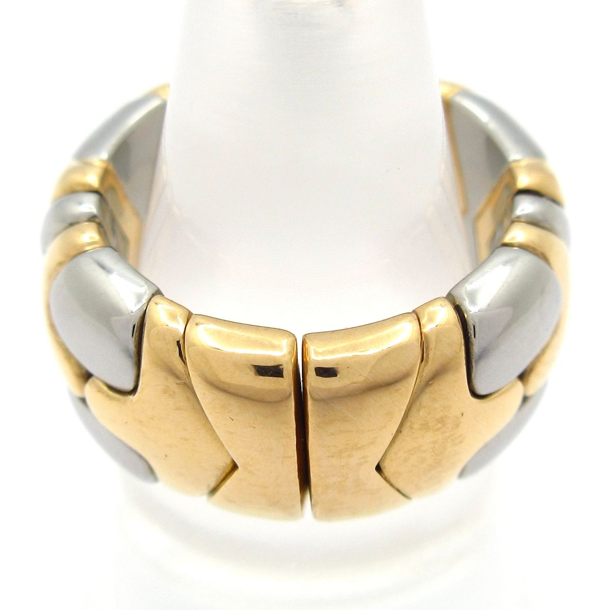 BVLGARI(ブルガリ) リング美品 アルベアーレ K18YG×K18WG - メルカリ
