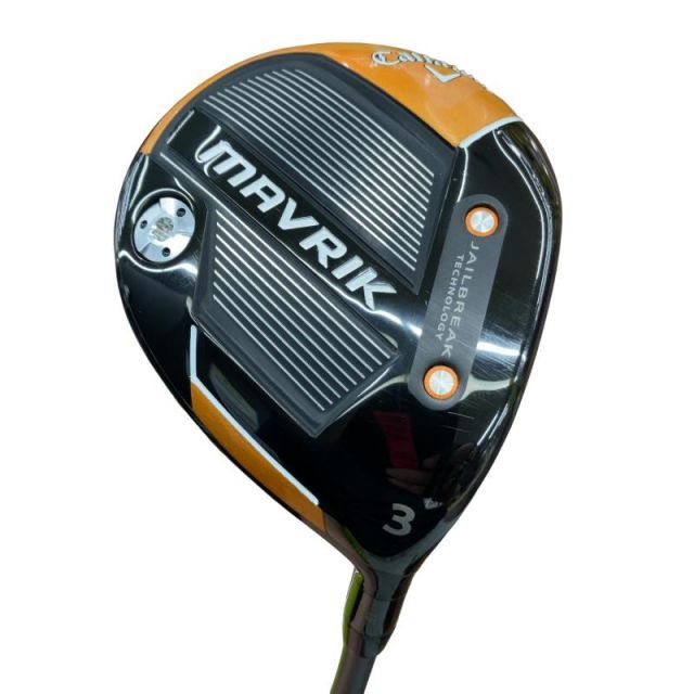 【中古】 キャロウェイ MAVRIK 3W フェアウェイウッド FW 純正特注シャフト (フレックスS) メンズ 男性用 右利き 右用 Cランク ゴルフクラブ