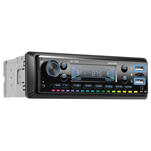カーオーディオ 1din bluetooth対応 Bluetooth 5.0搭載 ワイヤレスマイク付き カーステレオ/FM・USB・TFカード・AUX対応 車載MP3プレーヤー / MP3 WMA WAV FLAC 新(沖縄・離島の方発送不可 e7b0b9e2