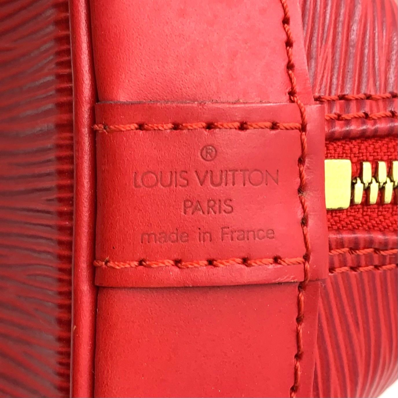 新着】LOUIS VUITTON アルマ エピ エピ カスティリアンレッド レザー 