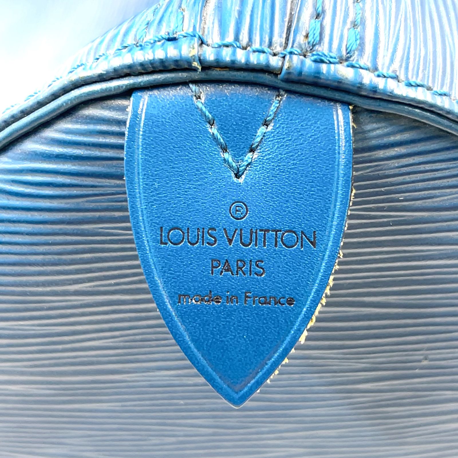 新着】LOUIS VUITTON キーポル50 エピ エピ トレドブルー レザー