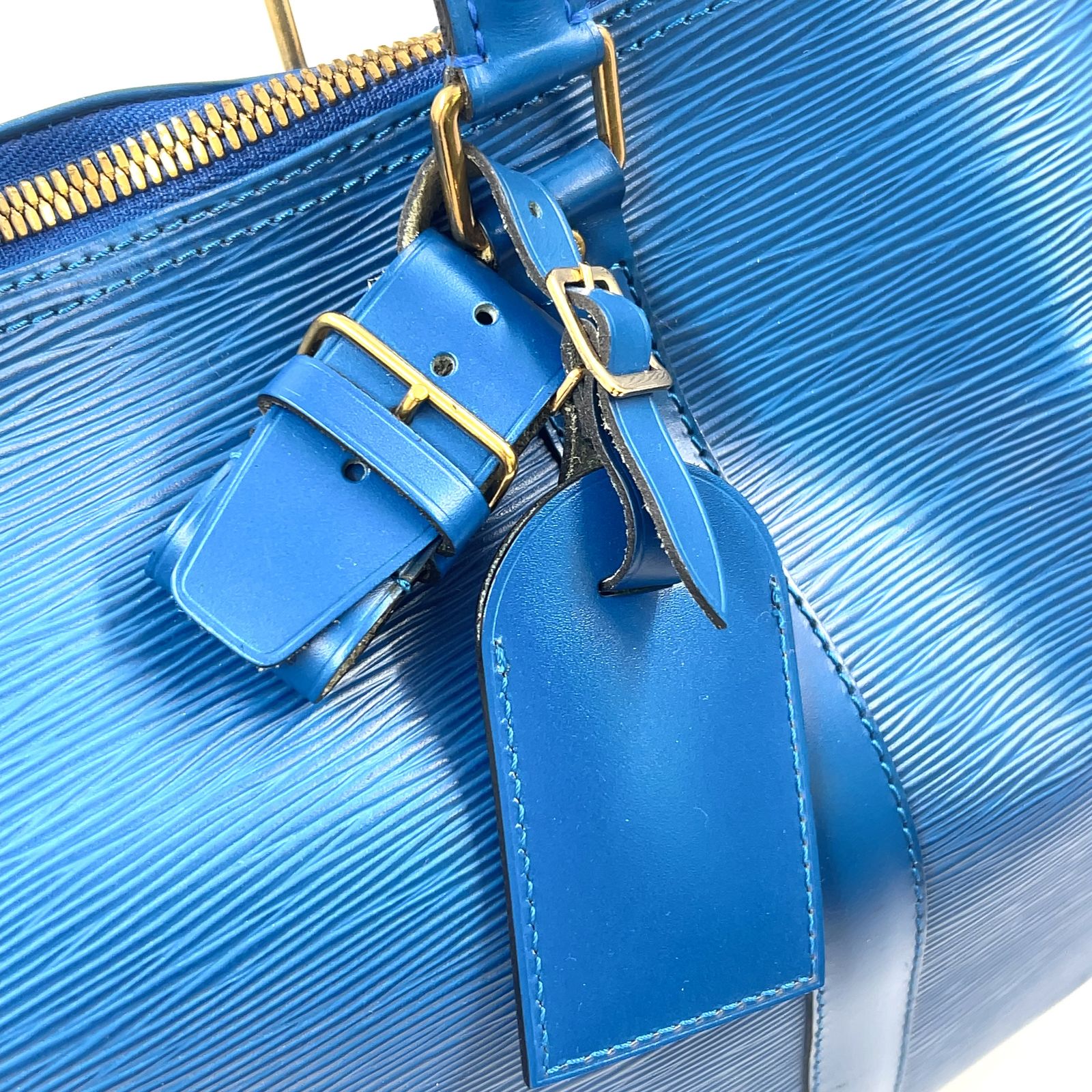 新着】LOUIS VUITTON キーポル50 エピ エピ トレドブルー レザー