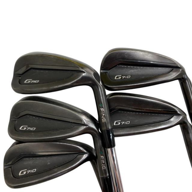 【中古】 ピン G710 5S アイアンセット IR 純正特注シャフト (フレックスSR) メンズ 男性用 右利き 右用 Cランク ゴルフクラブ