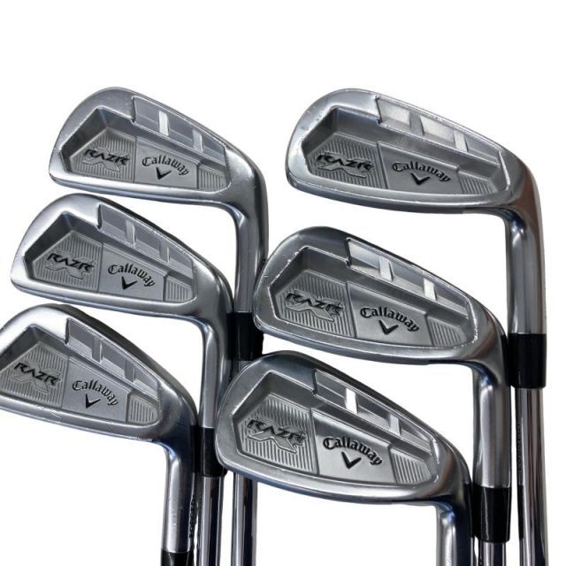 【中古】 キャロウェイ RAZR X FORGED 6S アイアンセット IR Dynamic Gold (フレックスS) メンズ 男性用 右利き 右用 Cランク ゴルフクラブ