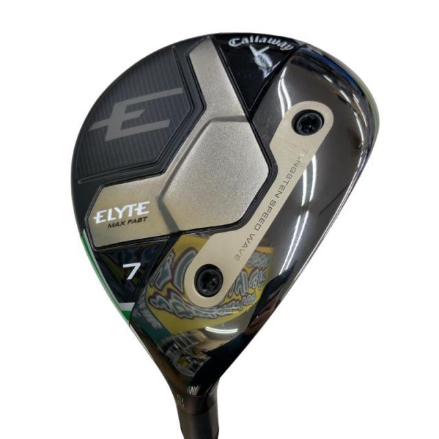 【中古】 キャロウェイ ELYTE MAX FAST 7W フェアウェイウッド FW LIN-Q GREEN 40 for CW(ELYTE FW) (フレックスR) メンズ 男性用 右利き 右用 Cランク ゴルフクラブ