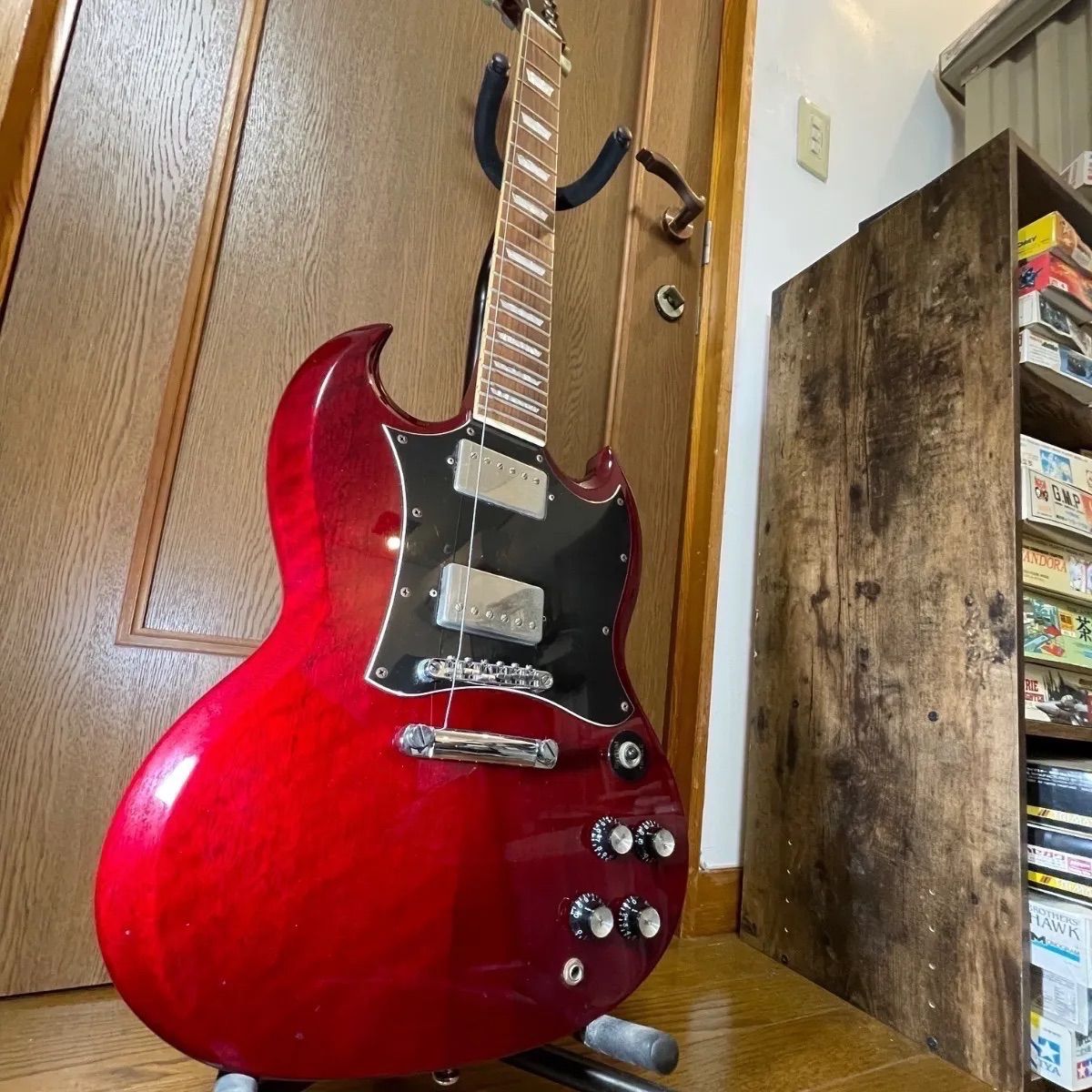 GrassRoots SGタイプ エレキギター チェリー グラスルーツ G-SG-55L