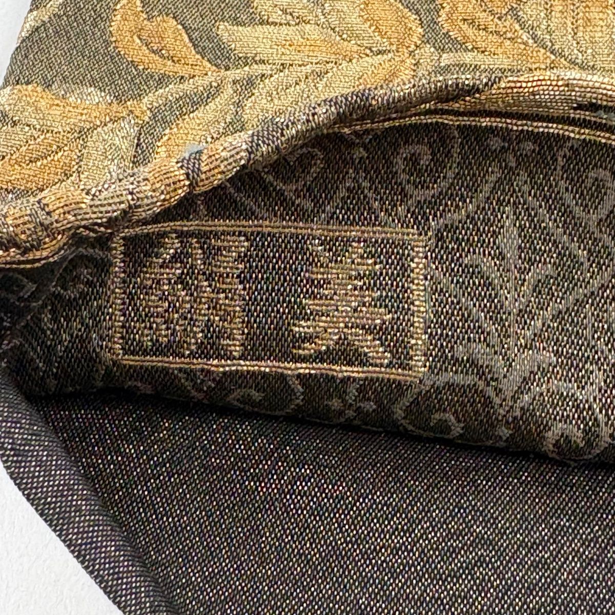 美品】 名古屋帯 秀品 幾何学 茶色 正絹 【中古】 - メルカリ