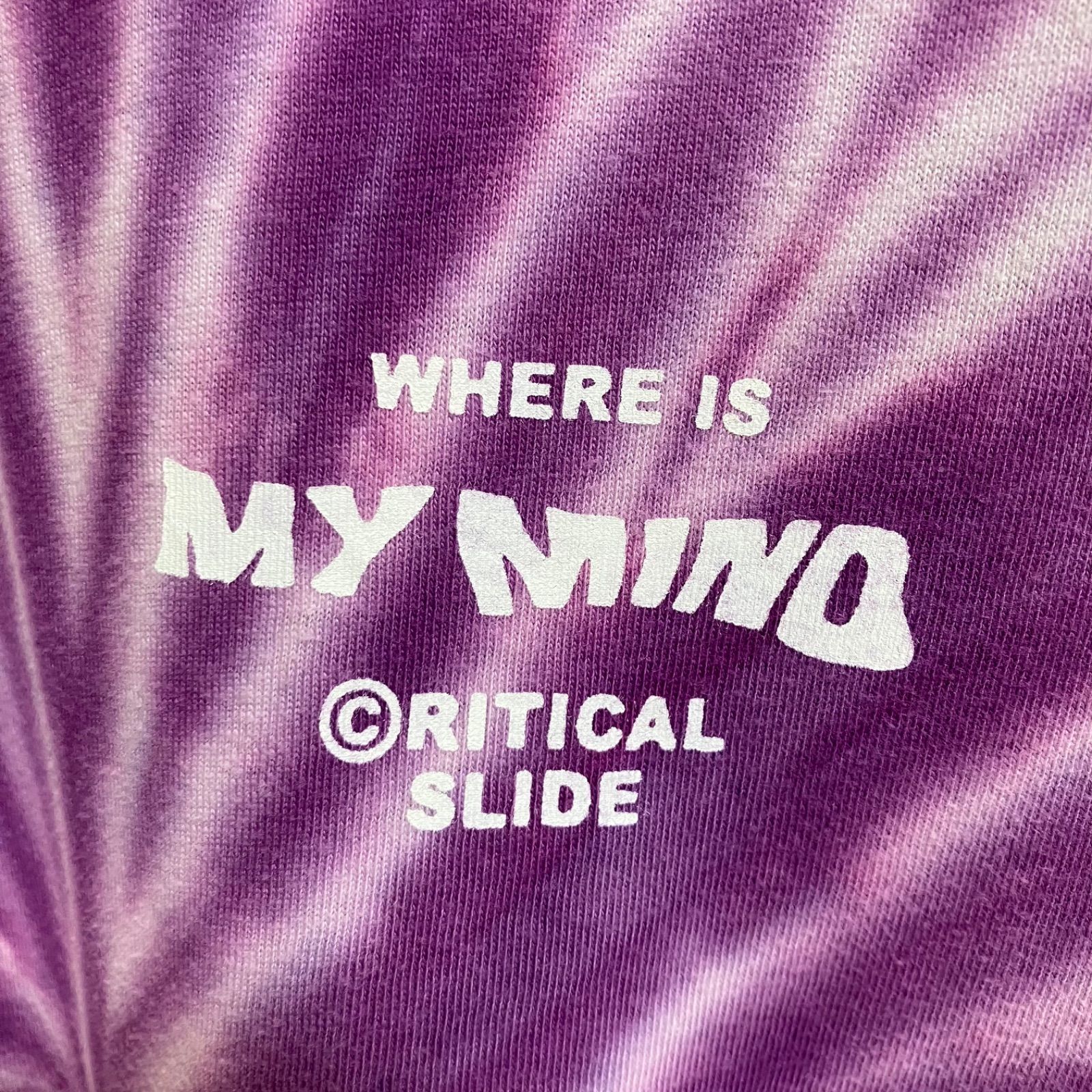 Critical Slide クリティカルスライド タイダイ Tシャツ ショート 