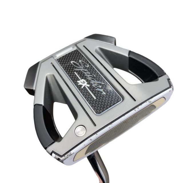 【中古】 テーラーメイド Spider EX PLATINUM/WHITE シングルベンド 34インチ パター PT スチール (フレックスその他) メンズ 男性用 右利き 右用 Cランク ゴルフクラブ