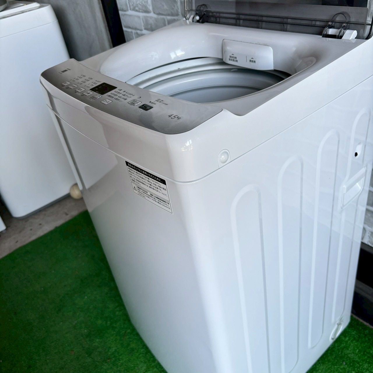 Haier ハイアール 2025年製 洗濯機 4.5kg 高年式 縦型 ホワイト 説明書