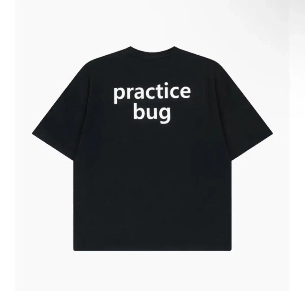 ノエクス강 practice bug 練習虫Tシャツ ブラック 2サイズ
