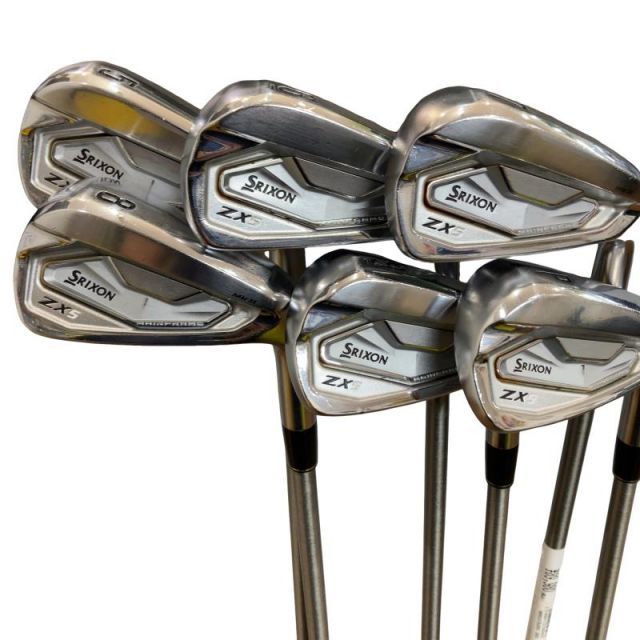 中古】 ダンロップ SRIXON ZX5 Mk II 6S アイアンセット IR SteelFiber