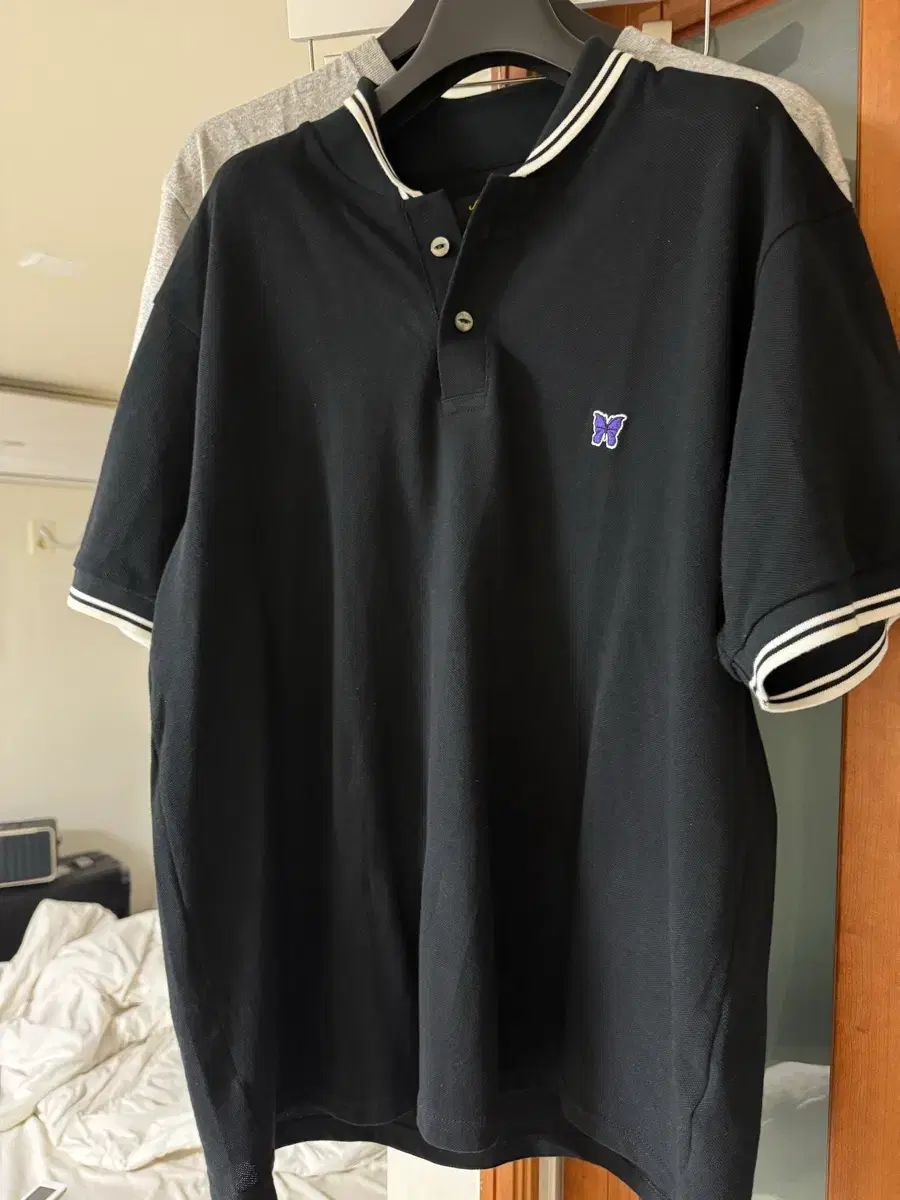 ニードルズ ショールカラーTシャツ m