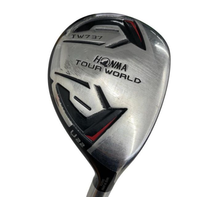 中古】 本間ゴルフ TOUR WORLD TW737 22° ユーティリティ UT VIZARD IN