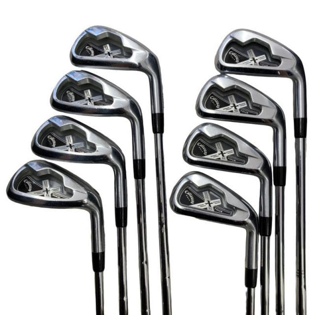 【中古】 キャロウェイ X TOUR 8S アイアンセット IR Dynamic Gold (フレックスS) メンズ 男性用 右利き 右用 Dランク ゴルフクラブ