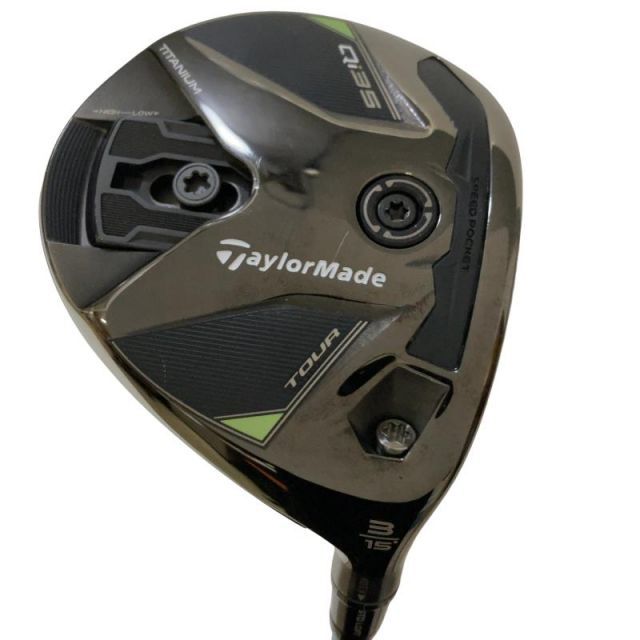 【中古】 テーラーメイド Qi35 TOUR 3W フェアウェイウッド FW リシャフト (フレックスその他) メンズ 男性用 右利き 右用 Bランク ゴルフクラブ