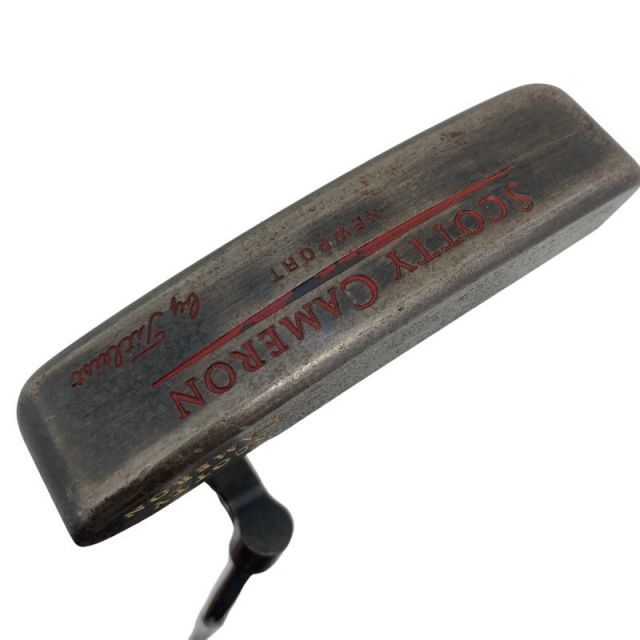 【中古】 タイトリスト SCOTTY CAMERON NEWPORT(ガンブルー) パター PT Micro Step (フレックスその他) メンズ 男性用 右利き 右用 Cランク ゴルフクラブ