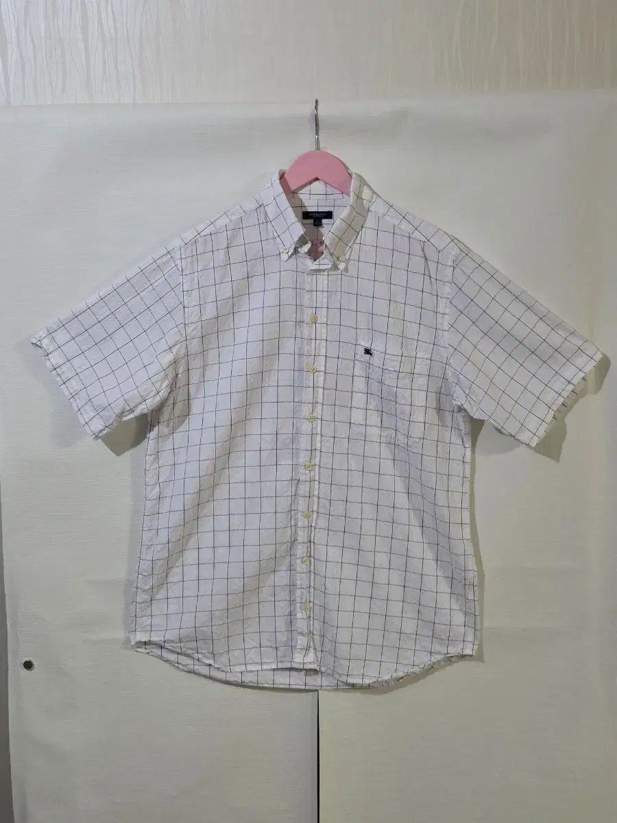正規品 バーバリー ロンドン チェック 半袖 シャツ M