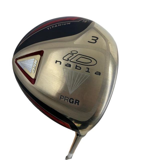 【中古】 プロギア iD nabla RED 3W フェアウェイウッド FW iD nabla RED(フェアウェイ) (フレックスSR) メンズ 男性用 右利き 右用 Dランク ゴルフクラブ