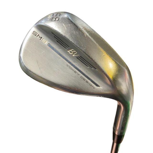 【中古】 タイトリスト VOKEY SPIN MILLED SM9 ツアークロム 58°/04°T ウェッジ WG Dynamic Gold (フレックスS) メンズ 男性用 右利き 右用 Cランク ゴルフクラブ