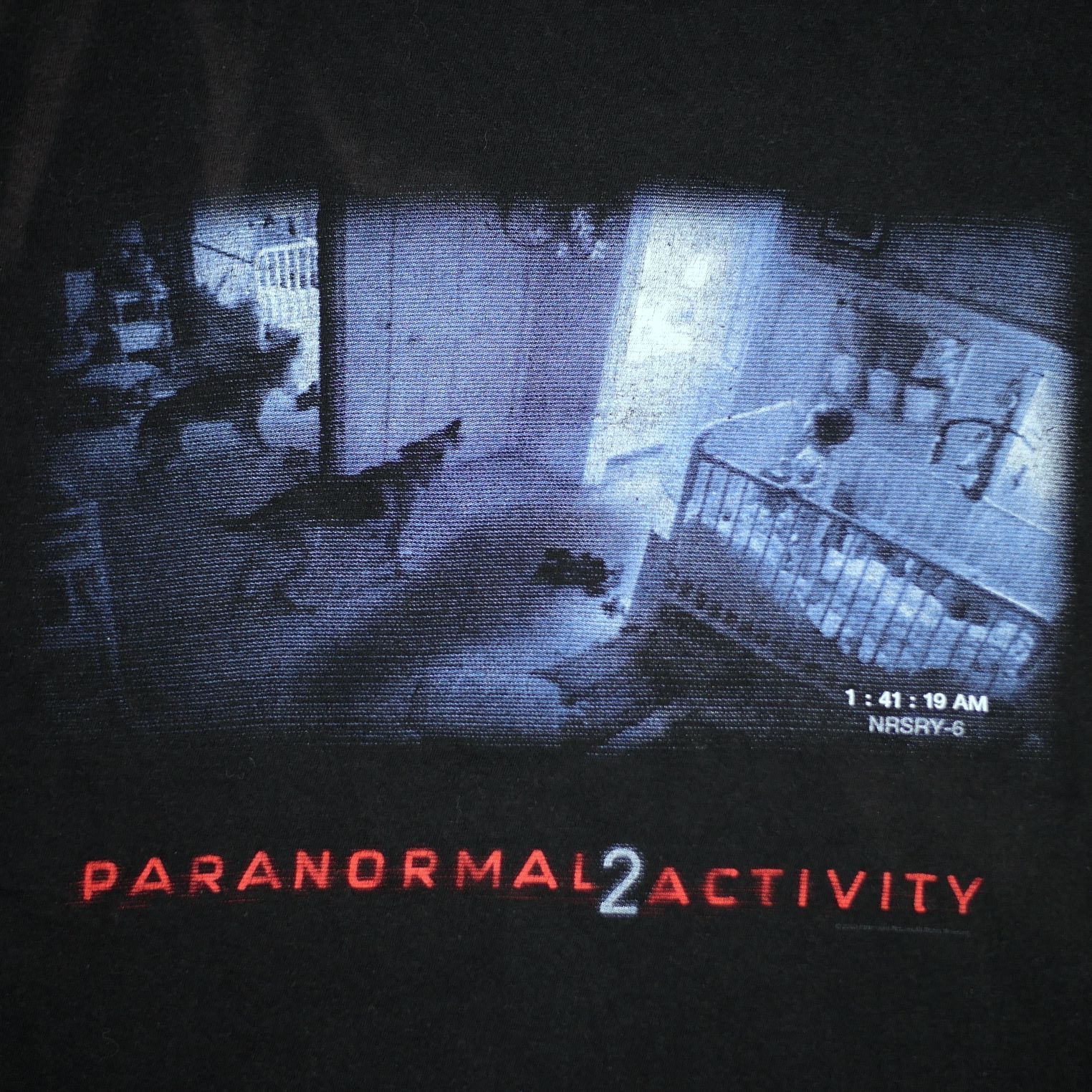 M】映画 PARANORMAL ACTIVITY 2 パラノーマルアクティビティ2 Tシャツ